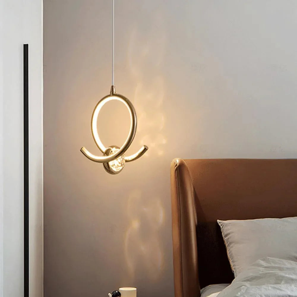 Audara-7-inch Crystal Pendant Light, Decorative Lighting Fixture, Bohemian Style, European Minimalist Style, Suitable for Bedrooms, Hotel Entryways, Kitchen Islands, and Other Scenarios.