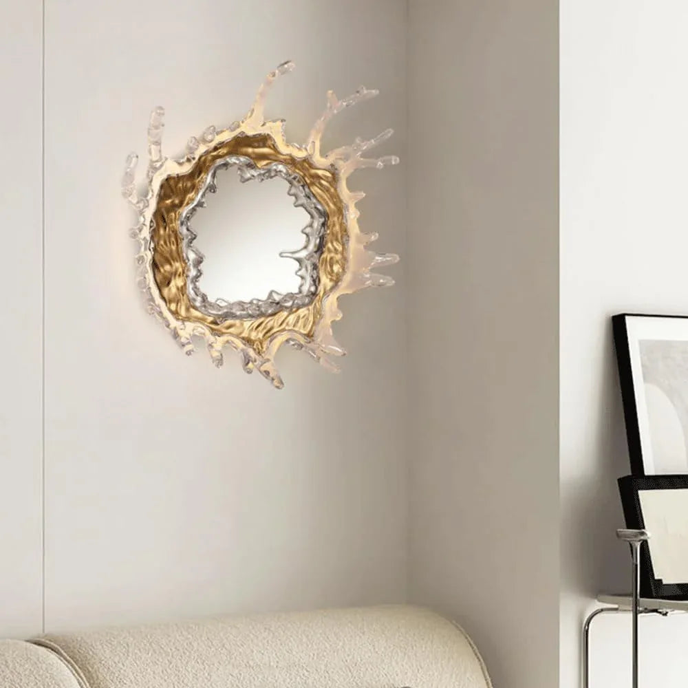 Audara-Hotel Villa Ambience Wall Lamp Fashion Art Water Drops Wall Lights Entryway Aisle Corridor Decoration Sconces Scandinavia Simple Glass Mounted Lighting Fixture