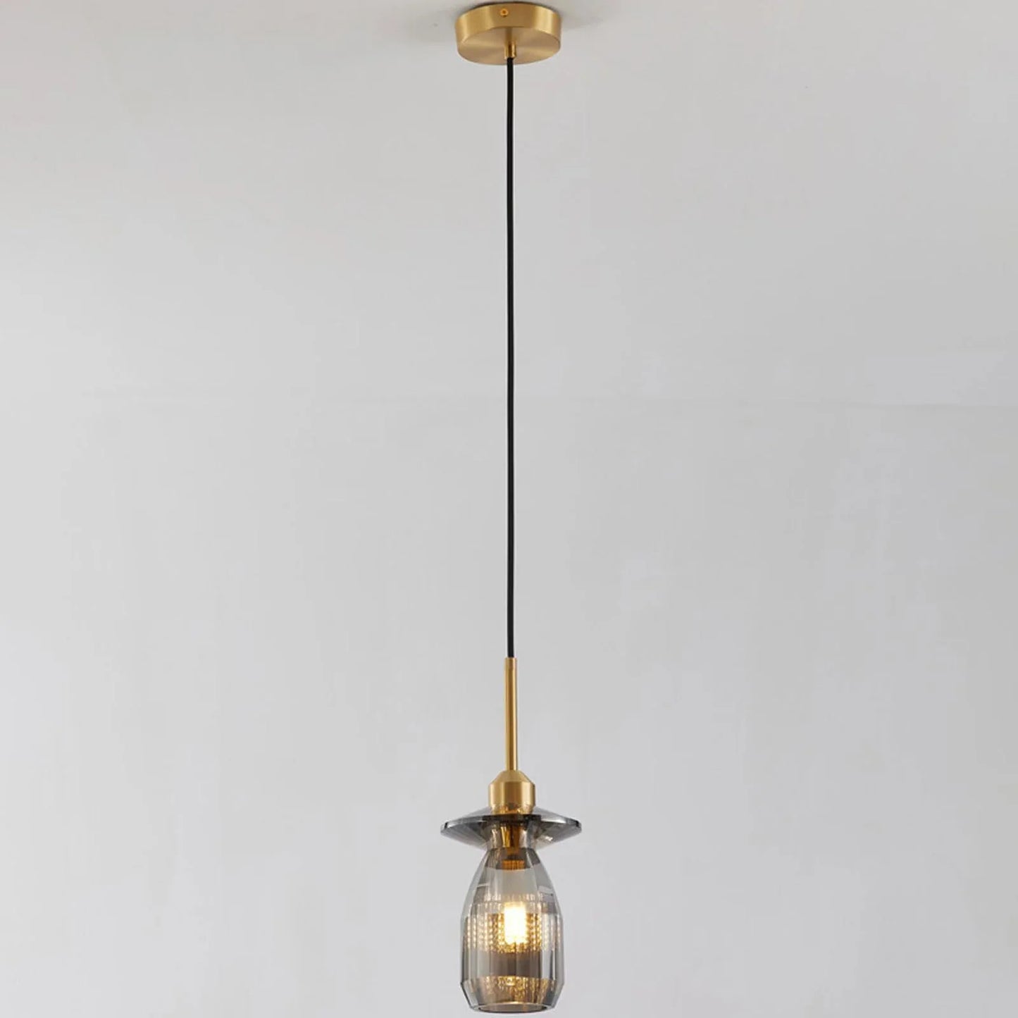 Audara-5-inch Crystal Pendant Light, Minimalist and Luxurious Bohemian Style Decorative Chandelier, Suitable for Various Scenarios Such As Bedrooms, Hotels, Studies, Bedside Tables, and Entryways. B