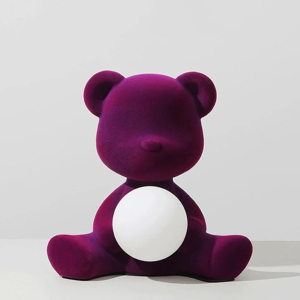 Audara-Modern Italian Bedroom Kids Room Desk Light Creative Bear Resin Desk Lamp Living Room Boys Room Girls Room Study Room Table Lamp Cafe Hotel Amusement Park School Lighting Fixture