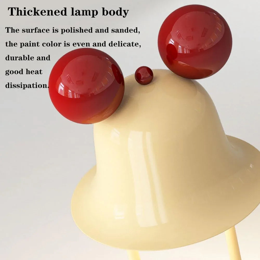Audara-Creative Cream Wind Dining Room Bar Desk Light Cute Warm Metal Desk Lamp Bedroom Kids Room Dormitory Table Lamp Library Amusement Park School Lighting Fixture