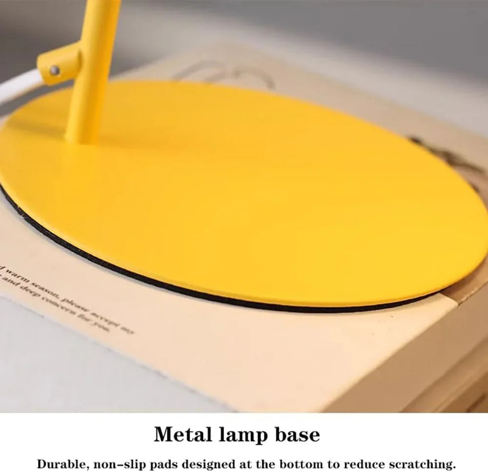 Audara-Scandinavian Simple Bedroom Study Office Desk Light Creative Warm Adjustable Angle Metal Desk Lamp Living Room Couch Side Dormitory Table Lamp Shop Workstation Macaron Lighting Fixture