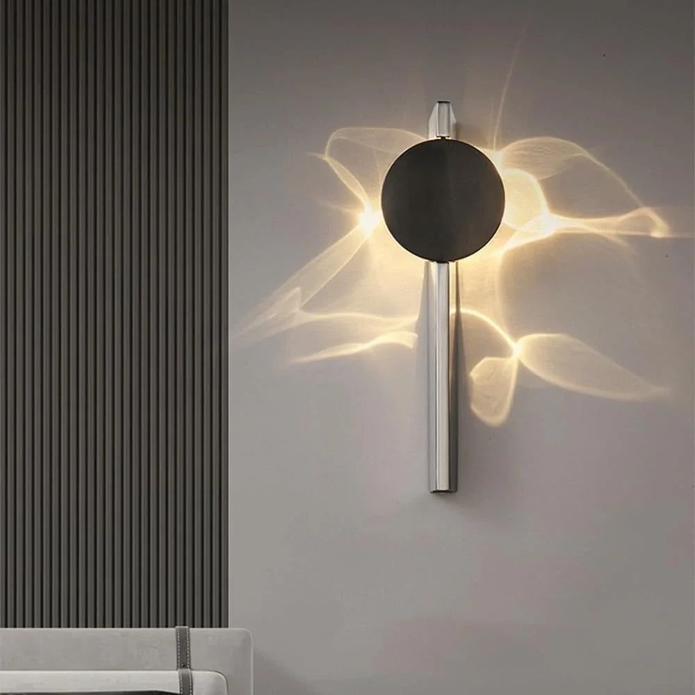 Audara-Designer Minimalist Rotatable Wall Lamp Creative Light Effect Ripple Wall Lights Living Room Bedside Ambience Sconces Entrance Hall Passageway Stairs Mounted Lighting Fixture