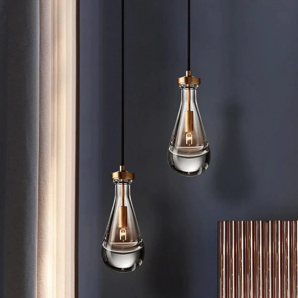 Audara-This 4.7-inch Crystal Pendant Light Features A Retro Industrial Style And Is Suitable For Various Settings Including Bedrooms, Hotels, Studies, Restaurants, Cafes, Kitchens, Islands, And Entryw