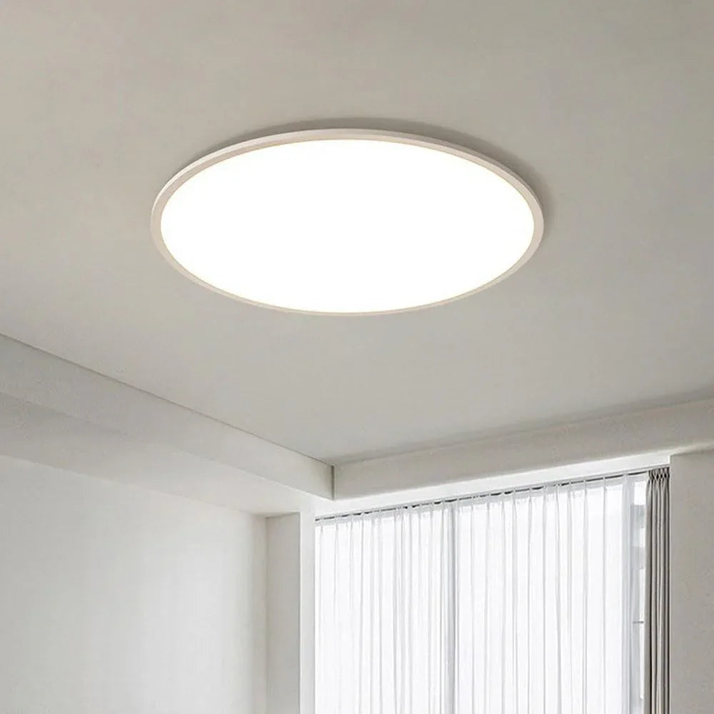 Audara-Minimalist Ultra-thin Round Ceiling Lampled High-grade Room Study Bedroom Eye Protection Ceiling Light Living Room Dining Room Balcony Variable Light Ceiling Fixtures LED Embedded Ceiling Lighting