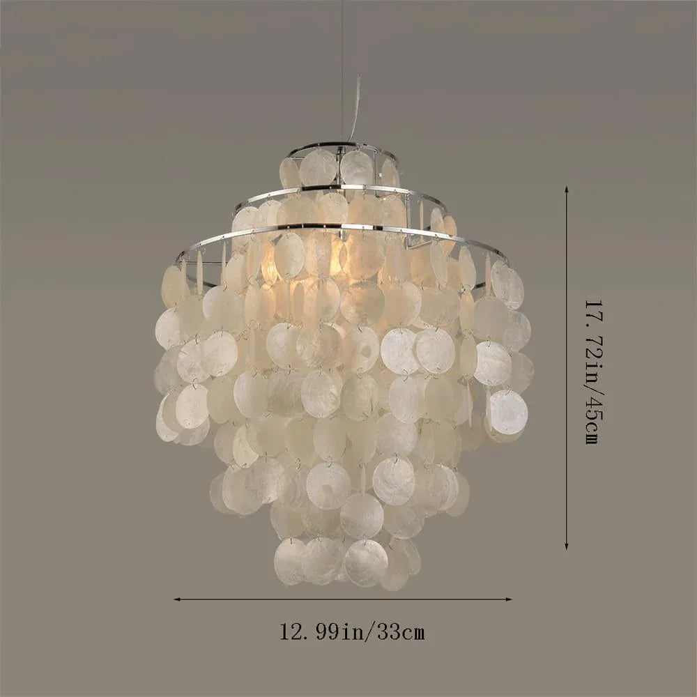 Audara-13-inch Crystal Chandeliers Round-Shaped European Modern Chandeliers Suitable for Living Rooms, Bedrooms, Studies, Dining Rooms, Hotels, Kitchens, and Island Ceiling Lights