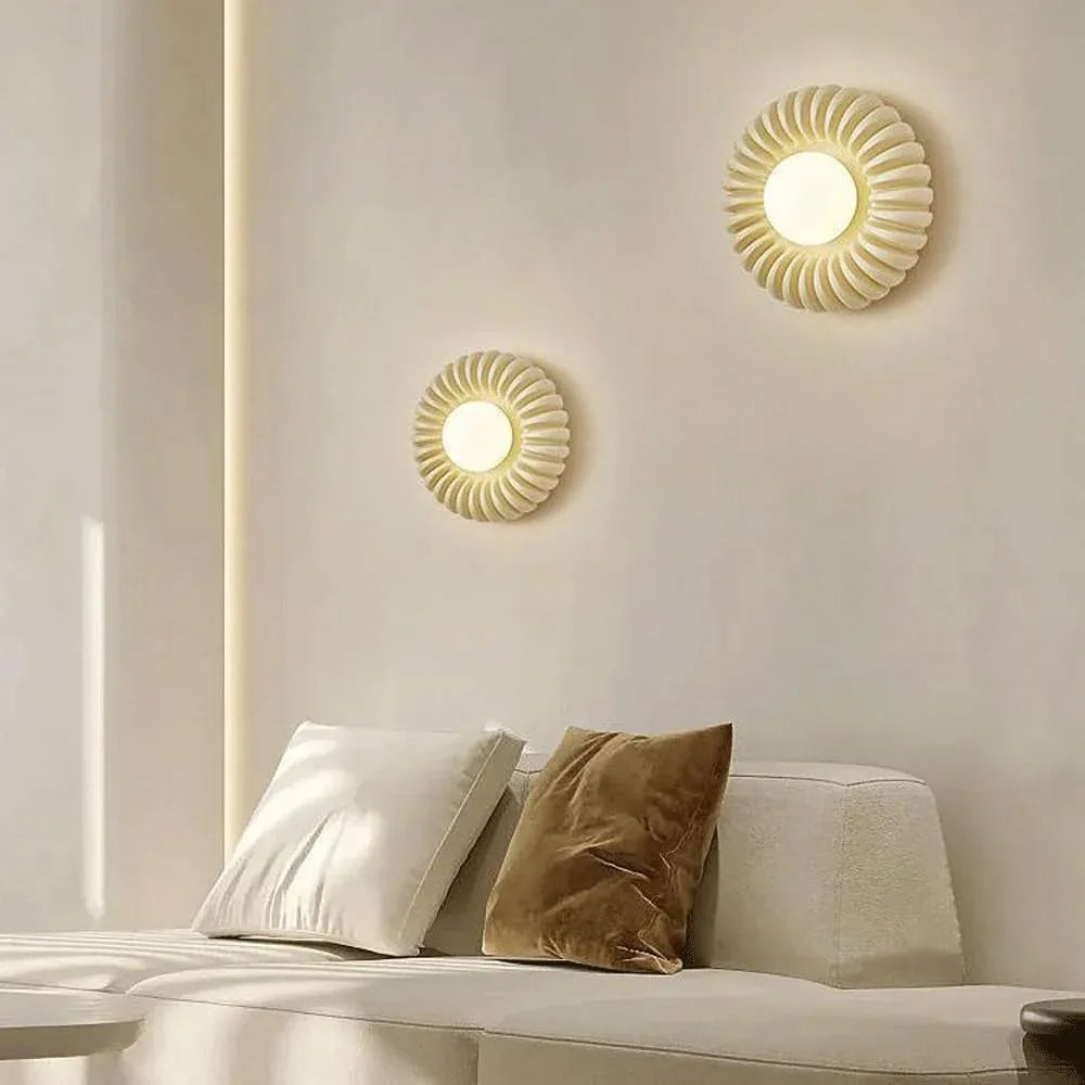 Audara-French Tien Yuan Wall Lamp Bedroom Bedside Background Wall Lights Japanese Style Wabi-sabi Wind Personalized Sconces Creative Corridor Aisle Decorative Mounted Lighting Fixture