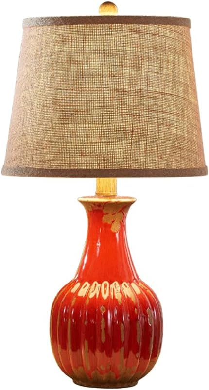 Audara-American Vintage Bedroom Study Living Room Desk Light European Style Fabric Ceramic Desk Lamp Office Wedding Wall Table Lamp Mall Hotel Front Desk Coffee Shop Lighting Fixture