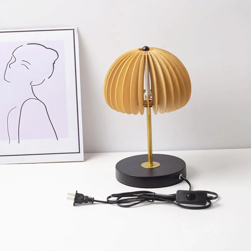 Audara-Modern Luxury Light Bedroom Bedside Desk Light Chinese Zen Metal Wooden Desk Lamp Adjustable Study Office Table Lamp Club Coffee Shop B&B Farmhouse Hotel Decoration Lighting Fixture