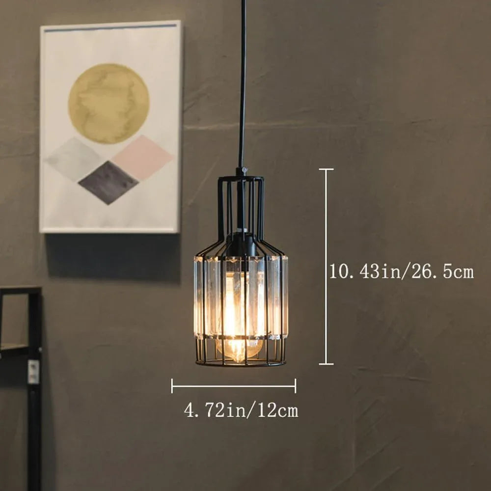Audara-Mini Pendant Lights, 5 Inches In Diameter, Retro Industrial Style Decorative Lighting Fixtures Suitable For Various Spaces Such As Bedrooms, Hotel Entryways, Kitchen Islands, Cafes, And Restaur