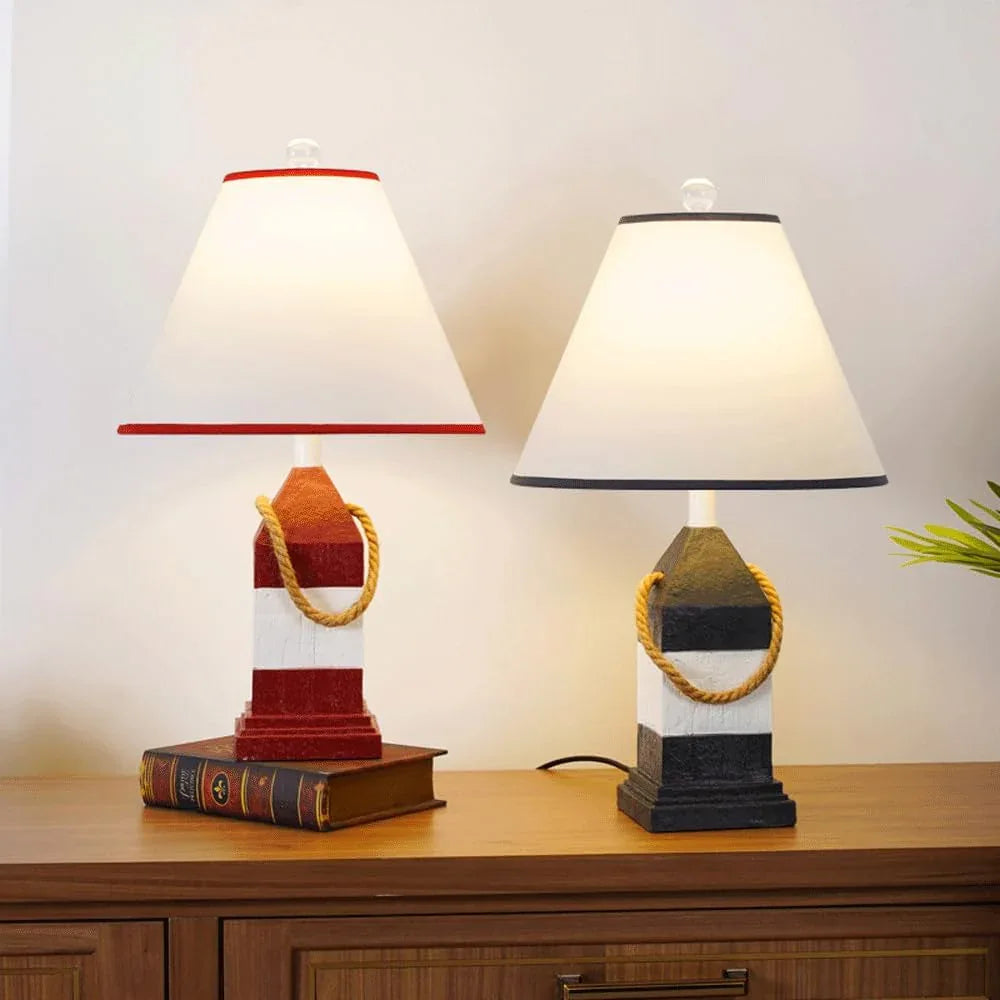 Audara-American Vintage White Fabric Resin Desk Light Luxury Warm Dormitory Apartment Bedroom Desk Lamp Cottage Villa Restaurant Lighting Fixture Club Model Room Study Living Room Table Lamp