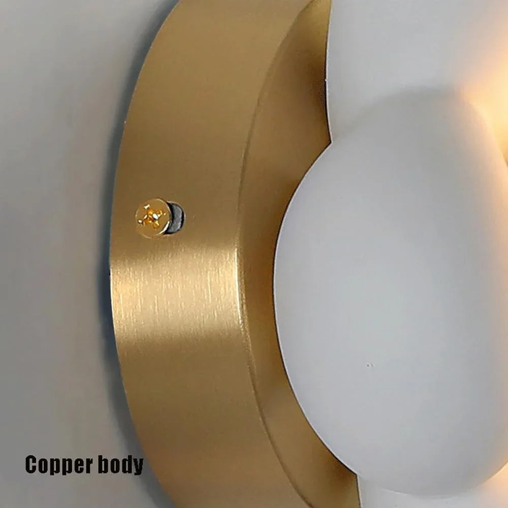 Audara-Japanese Wabi-sabi Style Flower Wall Lamp Scandinavian Cream Wind Balcony Wall Lights Entryway Aisle Corridor Sconces Bedroom Study Stairs Decorative Mounted Lighting Fixture