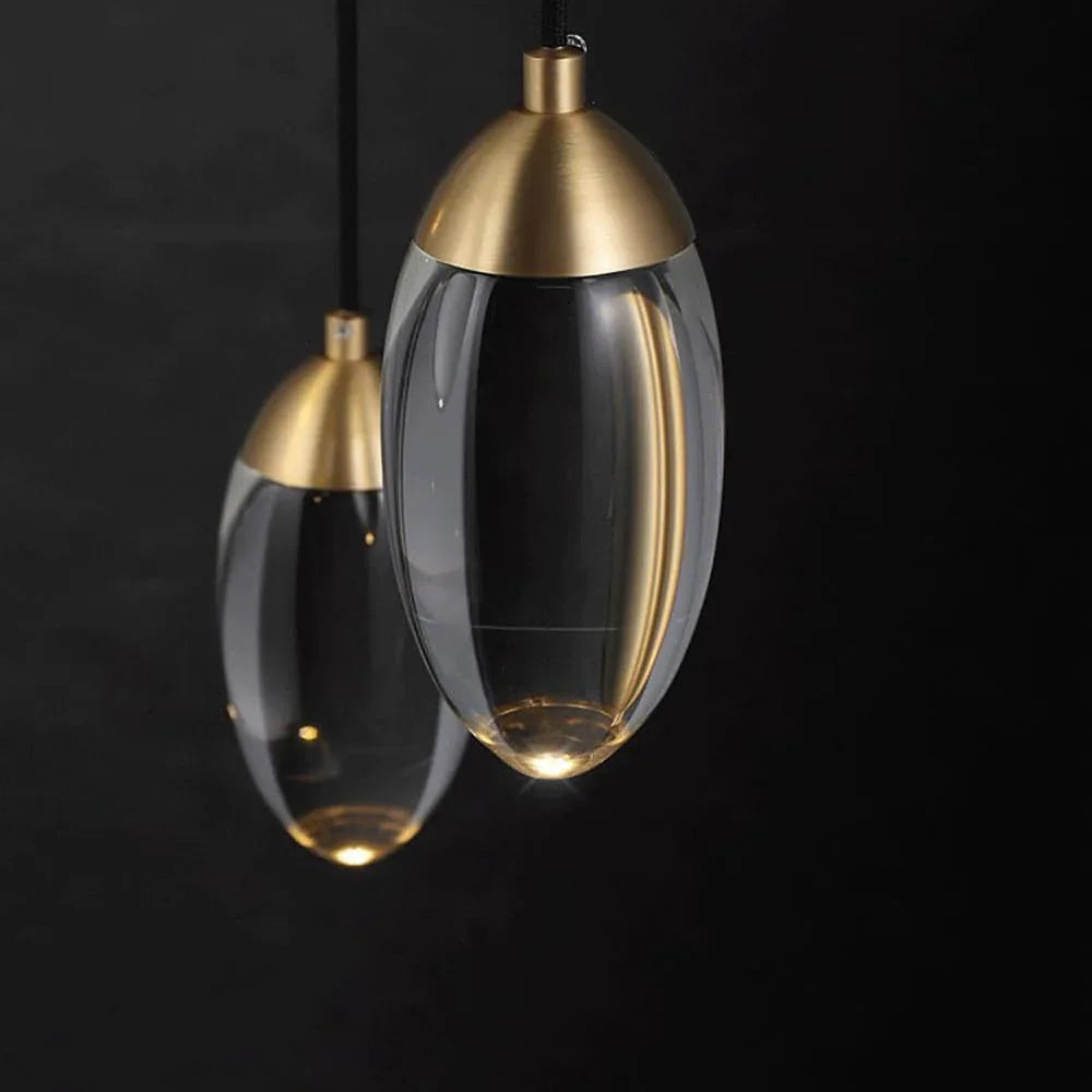 Audara-Crystal Pendant Light, 3.5 Inches, Small Decorative Pendant Light, Modern And Light Luxury Style, Suitable For Lighting In Various Places Such As Bedrooms, Hotels, Restaurants, Kitchen Islands,