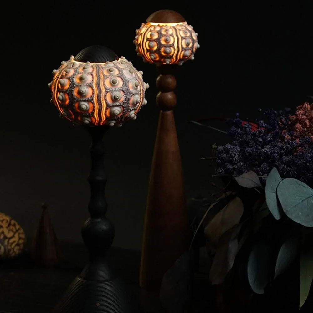 Audara-Wabi-sabi Style French Living Room Study Teahouse Desk Light Stylish High-end Touch Dimmable Rechargeable Wooden Desk Lamp Office Hotel Front Desk Table Lamp Coffee Shop Lighting Fixture