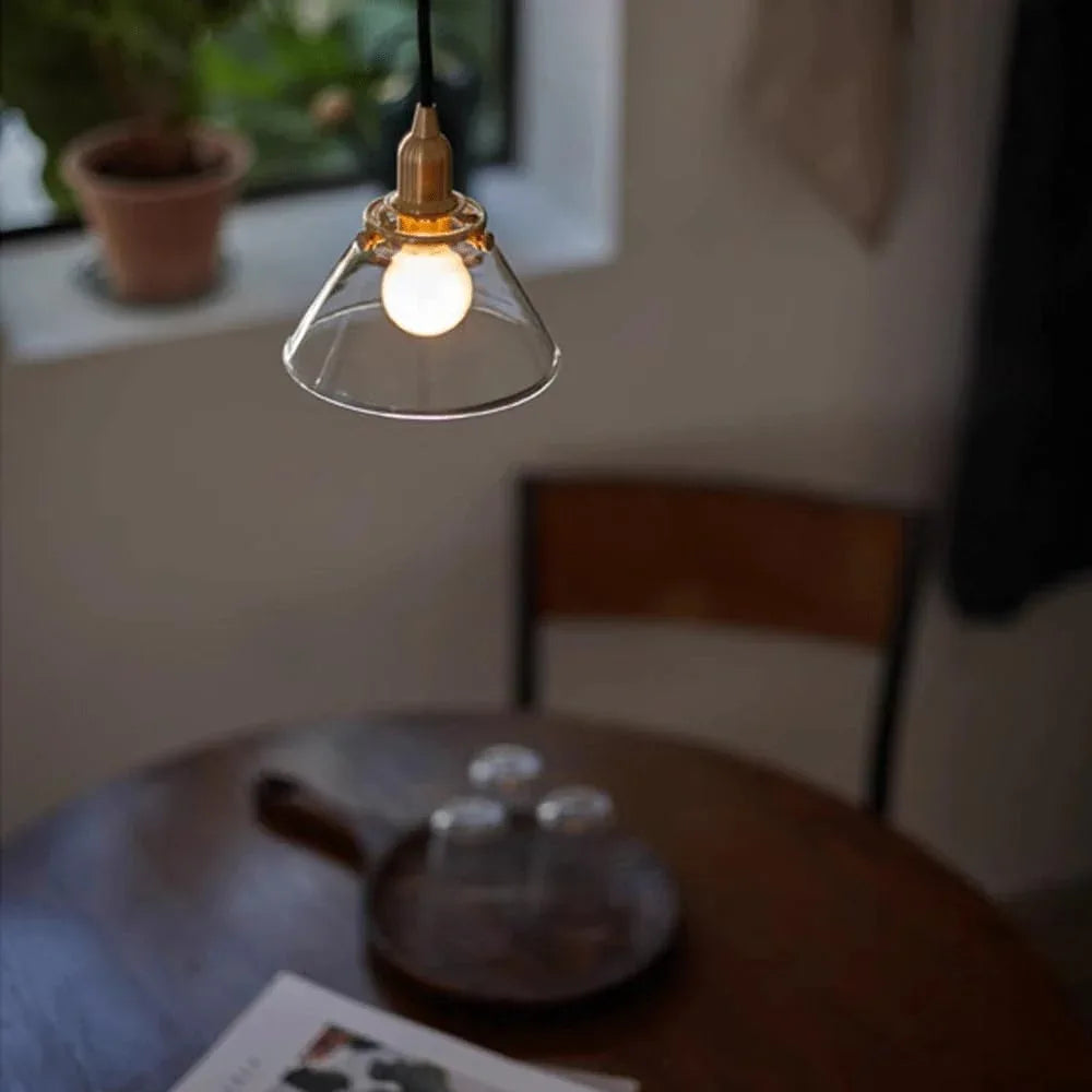 Audara-5-inch Glass Pendant Lights, Retro Style, Suitable for Various Lighting Scenarios Such As Tea Restaurants, Hallways, Balconies, Living Rooms, Hotel Entrances, and Cafes.