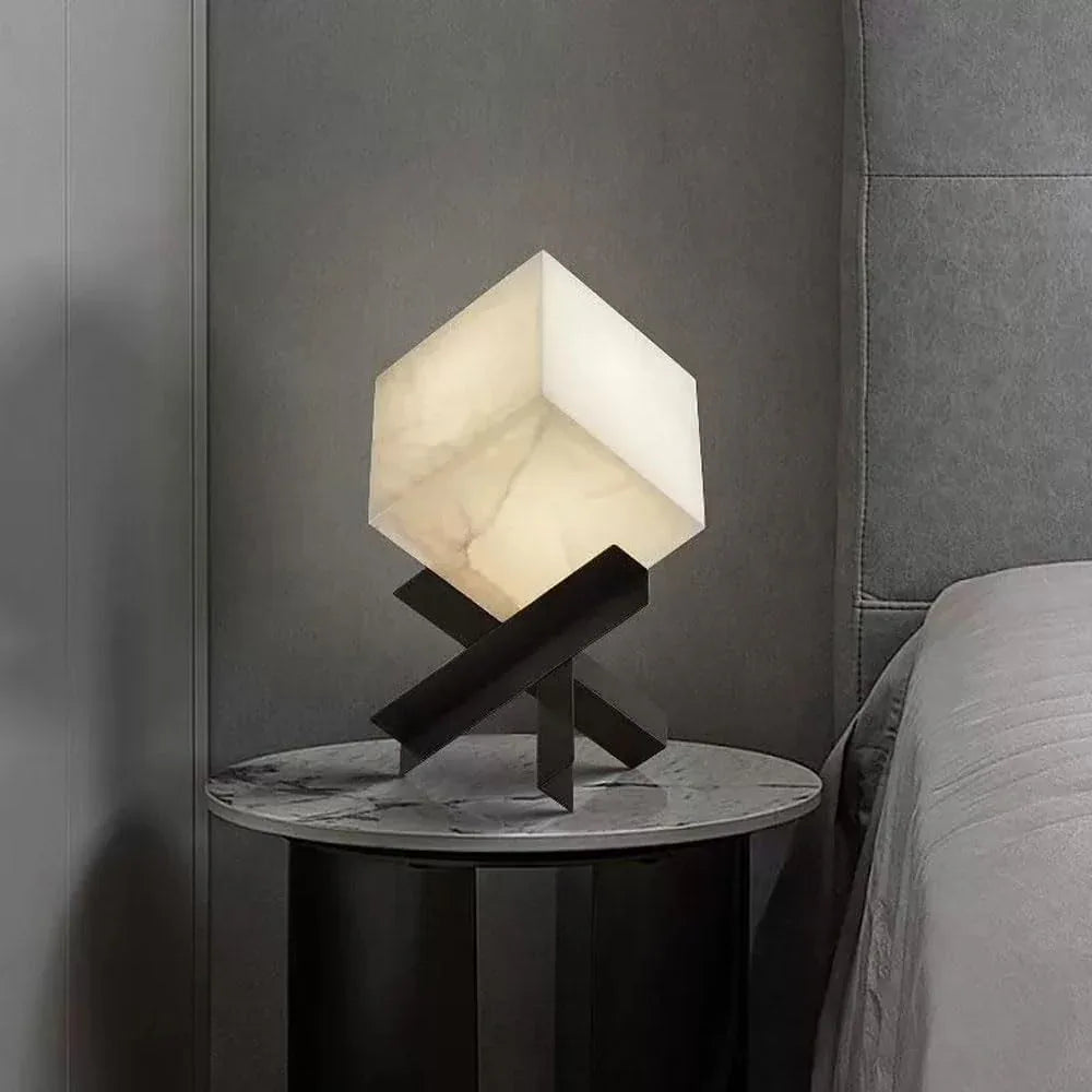 Audara-Modern Simple Living Room Study Bedroom Desk Light Scandinavian Postmodern Marble Desk Lamp Sample Room Designer Model Showroom Table Lamp Restaurant Hotel Decoration Lighting Fixture