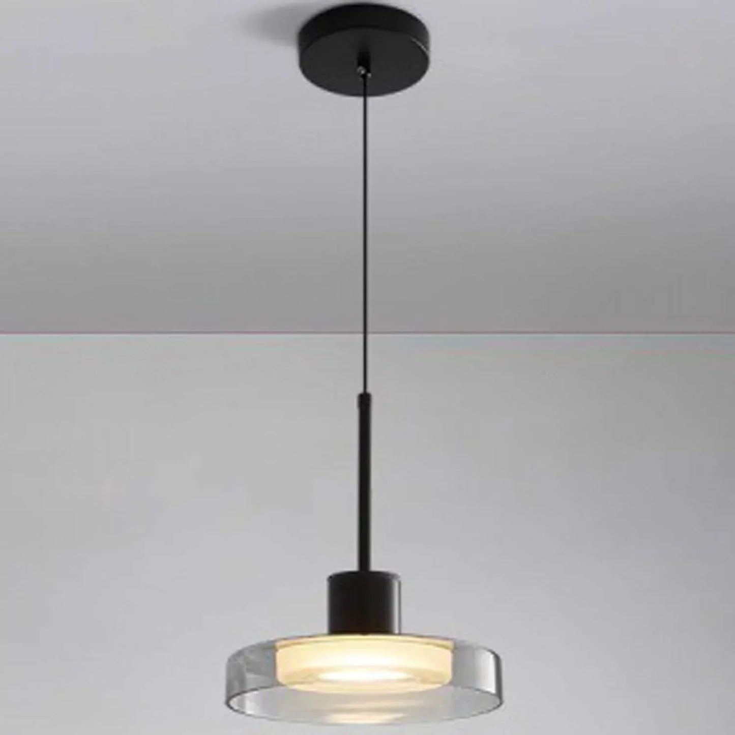 Audara-Minimalist 9-inch Glass Pendant Lights, Suitable for Various Scenarios Including Bedrooms, Bedside Tables, Hotel Entryways, Kitchen Islands, Etc. Modern Bohemian Style.