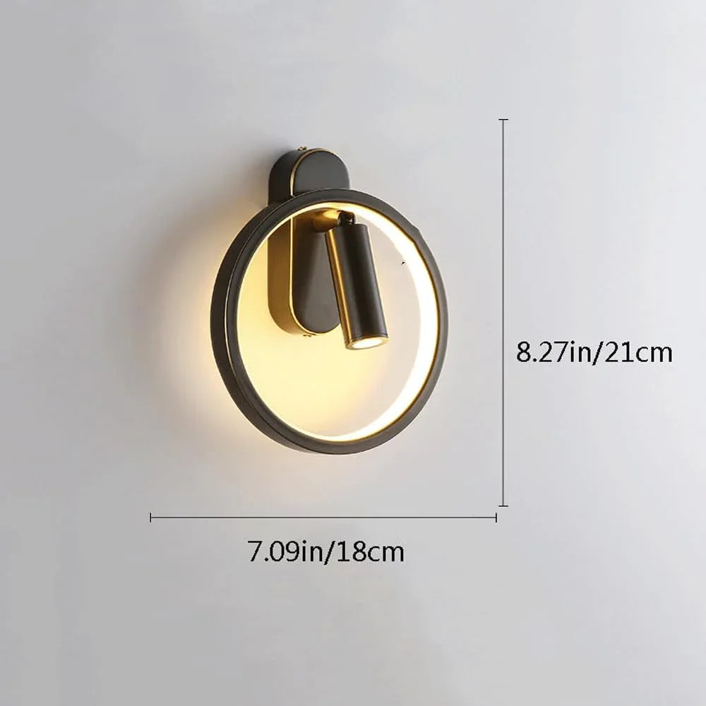 Audara-European Simple Wall Lamp Bedroom Bedside LED Wall Lights Creative Light Luxury Living Room Sconces Aisle Corridor Entrance Mounted Lighting Fixture