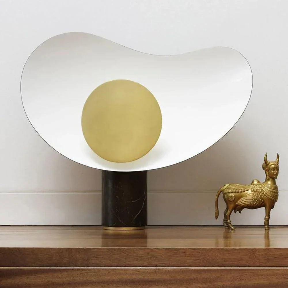 Audara-Postmodern Simple Bedroom Bedside Desk Light Scandinavian Creative Marble Desk Lamp Villa Showroom Showcase Mall Front Desk Lighting Fixture Cafe Restaurant Living Room Table Lamp