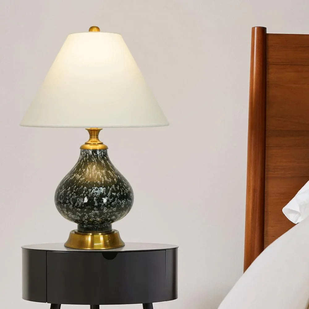 Audara-High-end Hotel Front Desk Showroom Desk Light Luxury Model House Backdrop Living Room Desk Lamp Kiln Glaze Ceramic Table Lamp Villa Club Mall Coffee Shop Lighting Fixture