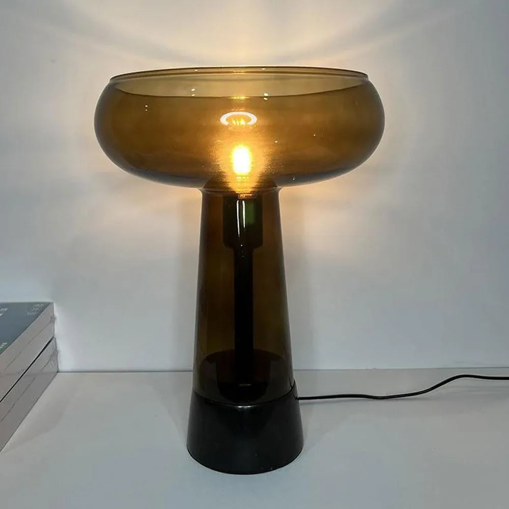 Audara-Scandinavian Simple Model Room Bedroom Bedside Desk Light Creative Personalized Glass Marble Desk Lamp Club Coffee Shop Dining Room Lighting Fixture Villa Living Room Counter Showcase Table Lamp