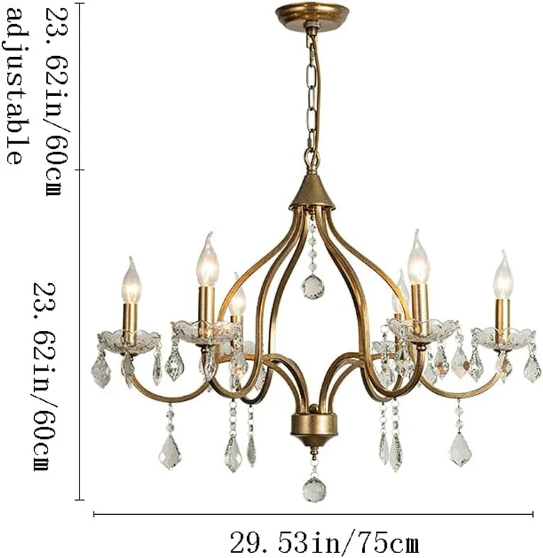 Audara-30-inch Crystal Chandeliers European Modern-Style Chandeliers for Living Rooms, Bedrooms, Studies, Hotels, Kitchen Islands, and Various Commercial Spaces Semi-Flush Mount Chandelier