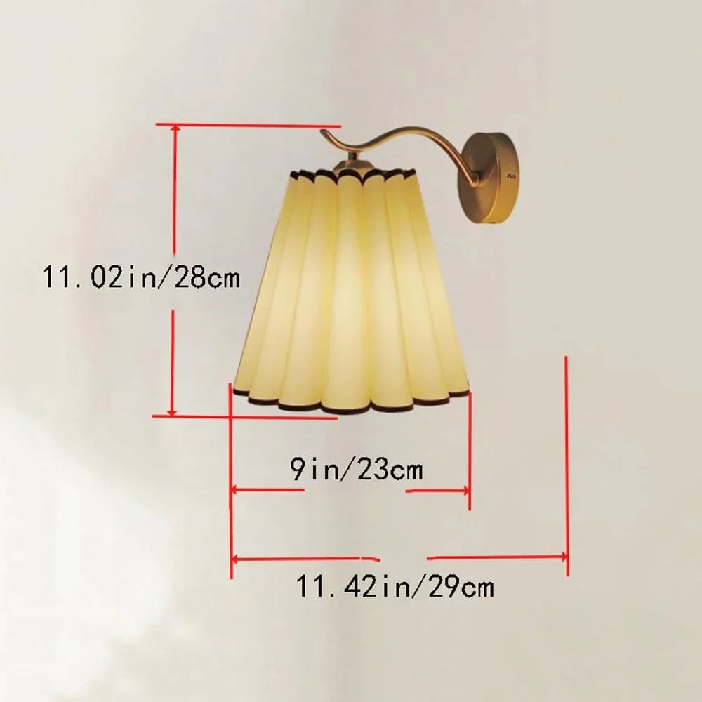 Audara-Bedroom Bedside Wall Lamp Modern Simple Study Wall Lights Creative Stairway Aisle Sconces Scandinavian Fashion Cloth Mounted Lighting Fixture