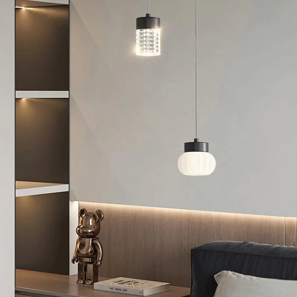 Audara-Small Double-Headed Pendant Light, Decorative Lamp, Bohemian Style, European Minimalist Style, Suitable for Bedrooms, Hotels, Entryways, Kitchen Islands, and Other Scenarios.