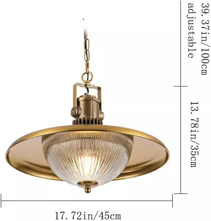 Audara-18-inch Industrial-Style Glass Pendant Lights, Suitable for Decorative Pendant Lights in Tea Restaurants, Hallways, Balconies, Living Rooms, Hotel Entrances, and Cafes.