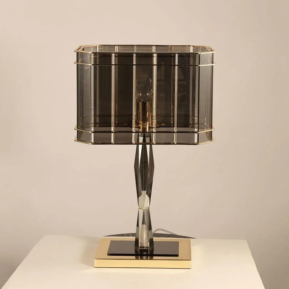 Audara-Living Room Bedroom Bedside Desk Lamp Light Luxury Hotel Cafe B&B Desk Light Scandinavian Fashion Crystal Glass Table Lamp Villa Mall Front Desk Farmhouse Lighting Fixture