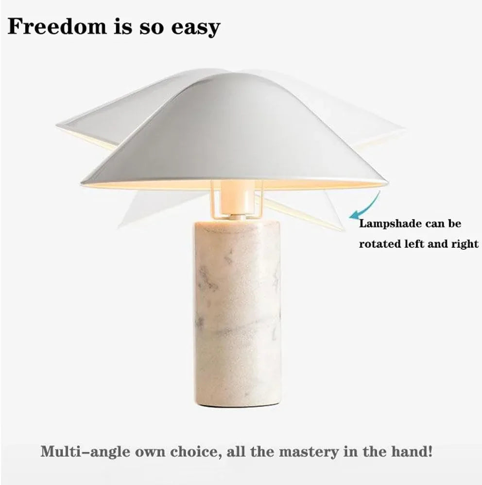 Audara-Postmodern Simple Marble Desk Light Light Luxury Living Room Counter Bedroom Desk Lamp Dining Room B&B Farmhouse Coffee Shop Lighting Fixture Model House Showroom Bedside Table Lamp