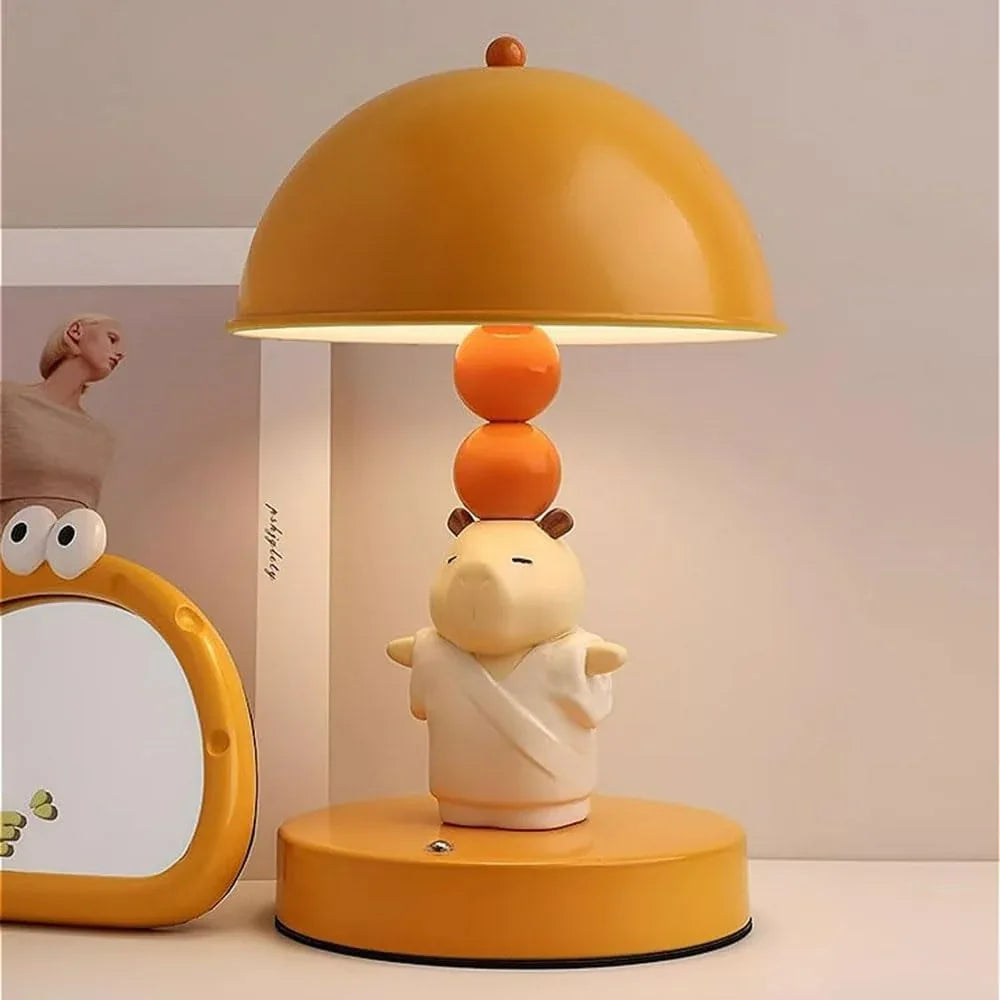 Audara-Creative Cartoon Bedroom Bedside Children's Room Desk Light Cute Metal Resin Desk Lamp School Dormitory Library Amusement Park Decoration Table Lamp Restaurant Coffee Shop Lighting Fixture