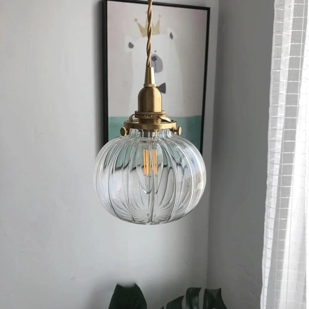 Audara-5-inch Spherical Glass Pendant Lights for Bedrooms, Featuring A Modern, Minimalist Luxury Style. Suitable for Various Spaces Including Hotels, Kitchen Islands, Entryways, and Cafes.