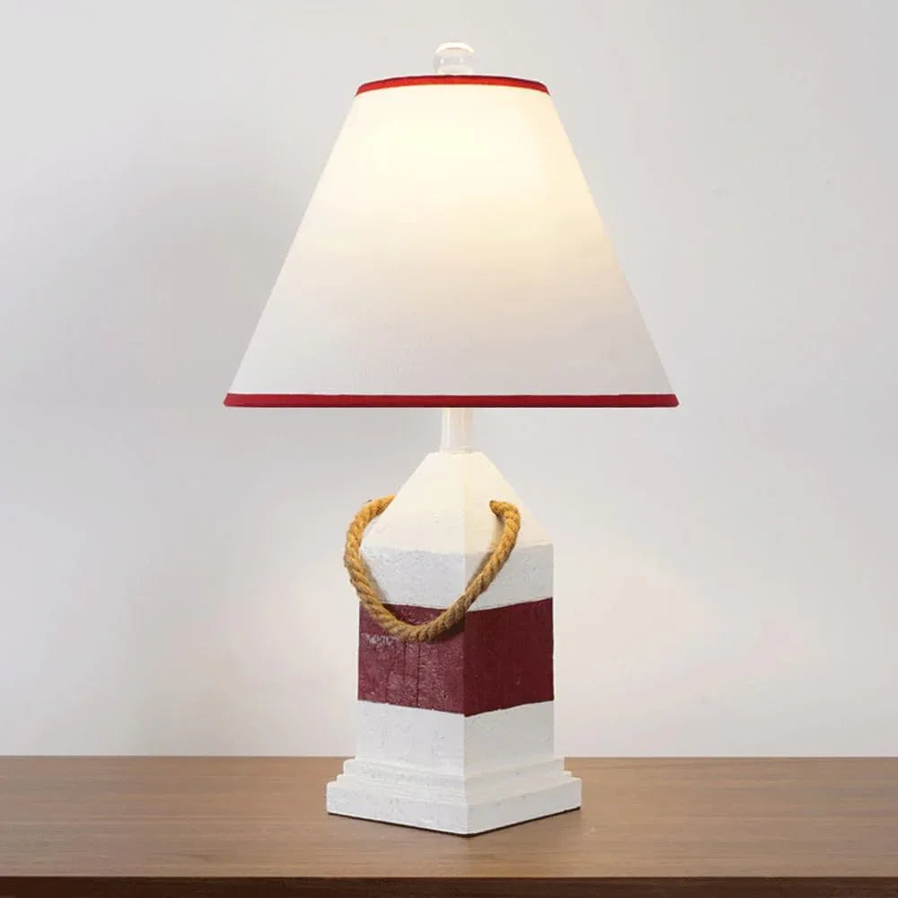 Audara-American Vintage White Fabric Resin Desk Light Luxury Warm Dormitory Apartment Bedroom Desk Lamp Cottage Villa Restaurant Lighting Fixture Club Model Room Study Living Room Table Lamp