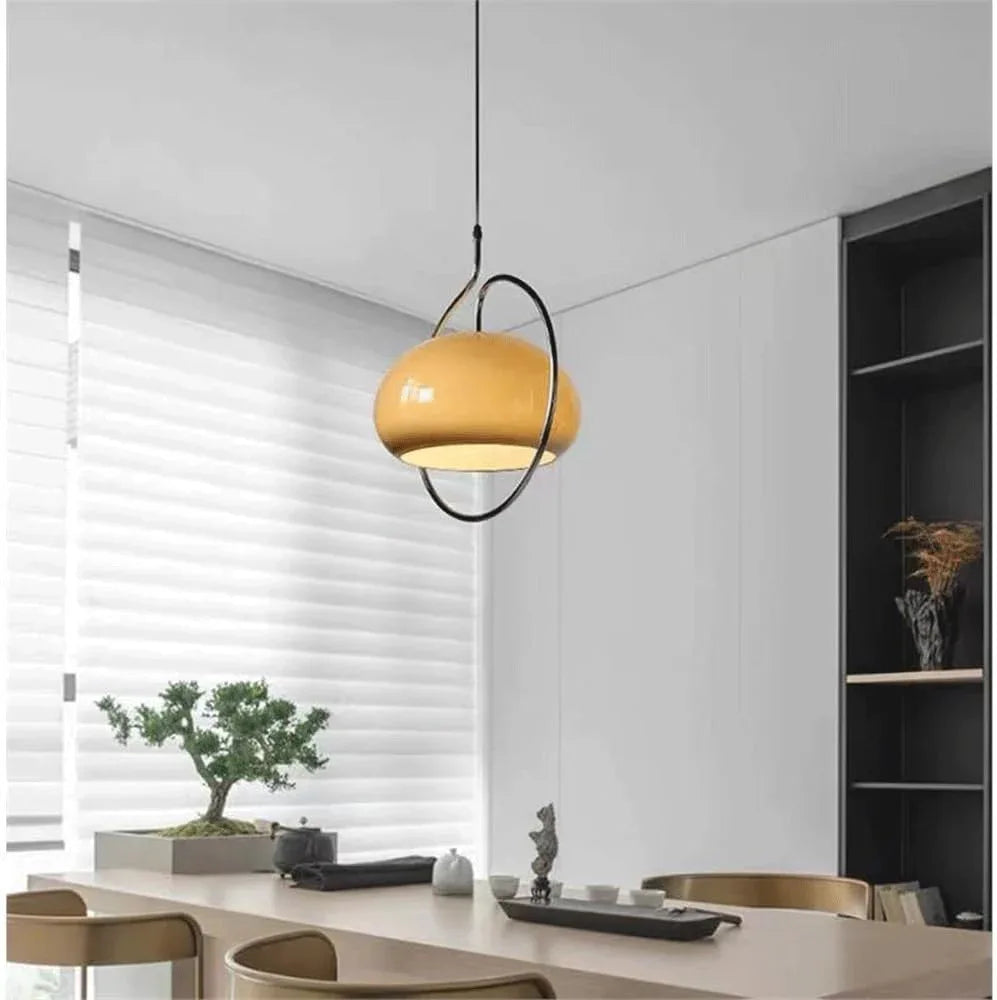 Audara-18-inch Glass Pendant Lights, European Modern Minimalist Style, Suitable for Installation in Various Spaces Such As Bedrooms, Hotels, Cafes, Restaurants, and Entryways