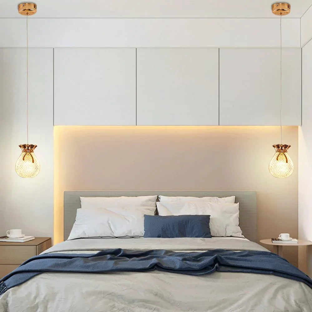 Audara-4-incrystal Pendant Light, Bohemian, Southeast Asian, and European Minimalist Style, Suitable for Various Settings Such As Bedrooms, Hotels, Restaurants, Entryways, Kitchen Islands, Etc.