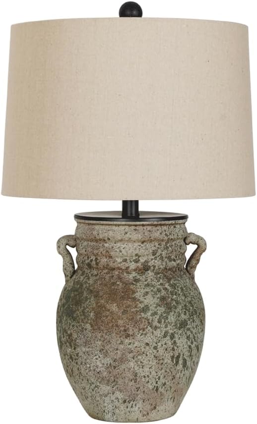 Audara-High-end Wabi-sabi Style Living Room Bedroom Bedside Desk Light Vintage Study Room Counter Reading Desk Lamp New Chinese Natural Colour Fabric Pottery Table Lamp Cafe B&B Villa Lighting Fixture