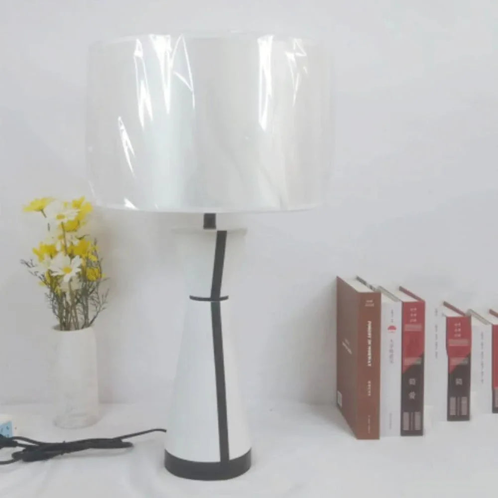 Audara-American Simple Metal Leather Desk Light Luxury Living Room Study Room Counter Desk Lamp Bedroom Bedroom Apartment Office Table Lamp Villa Club Mall B&B Model Home Lighting Fixture