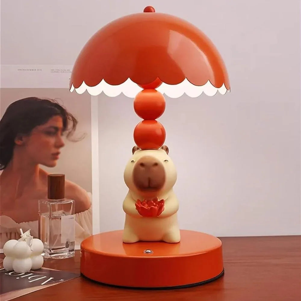 Audara-Creative Cartoon Bedroom Bedside Children's Room Desk Light Cute Metal Resin Desk Lamp School Dormitory Library Amusement Park Decoration Table Lamp Restaurant Coffee Shop Lighting Fixture