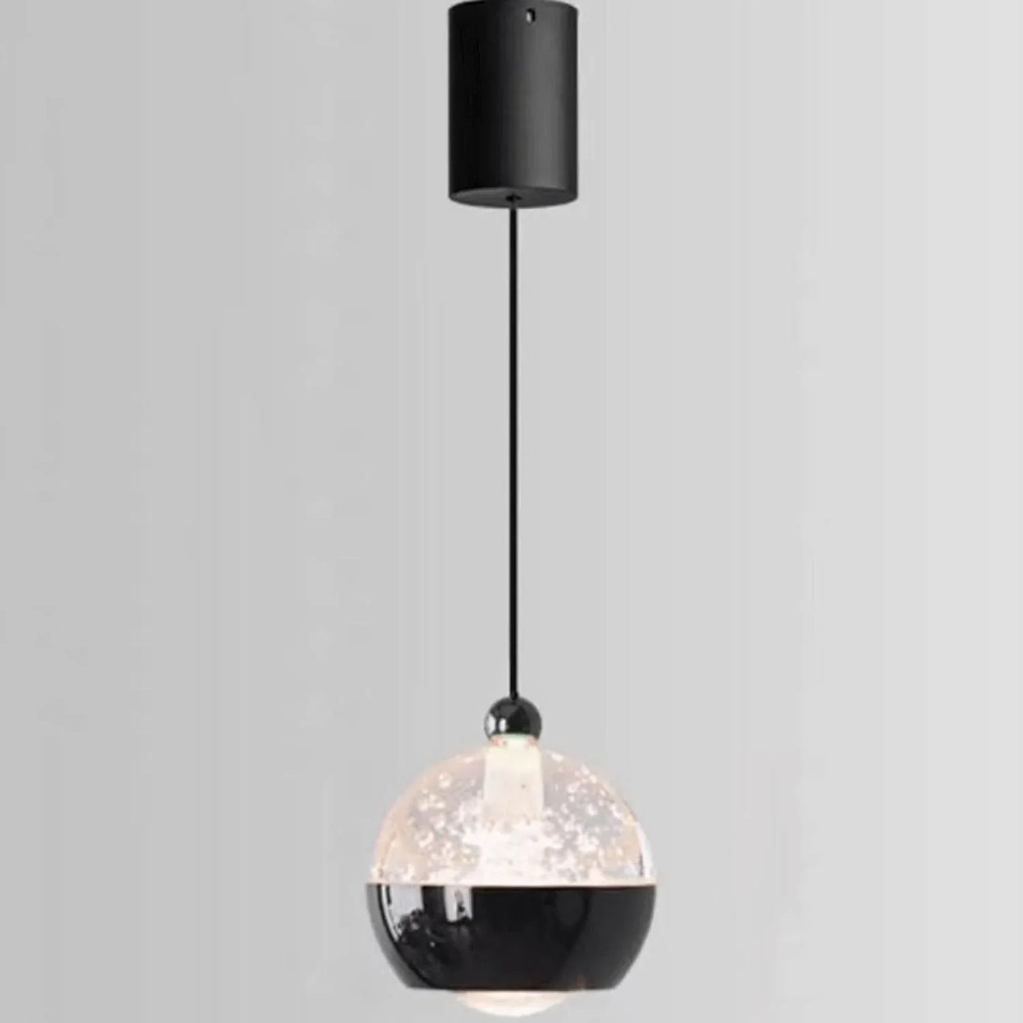 Audara-Crystal Pendant Light, 4-inch Small Decorative Chandelier, Modern And Understated Luxury Style, Suitable For Lighting In Various Places Such As Bedrooms, Hotels, Restaurants, And Kitchen Island