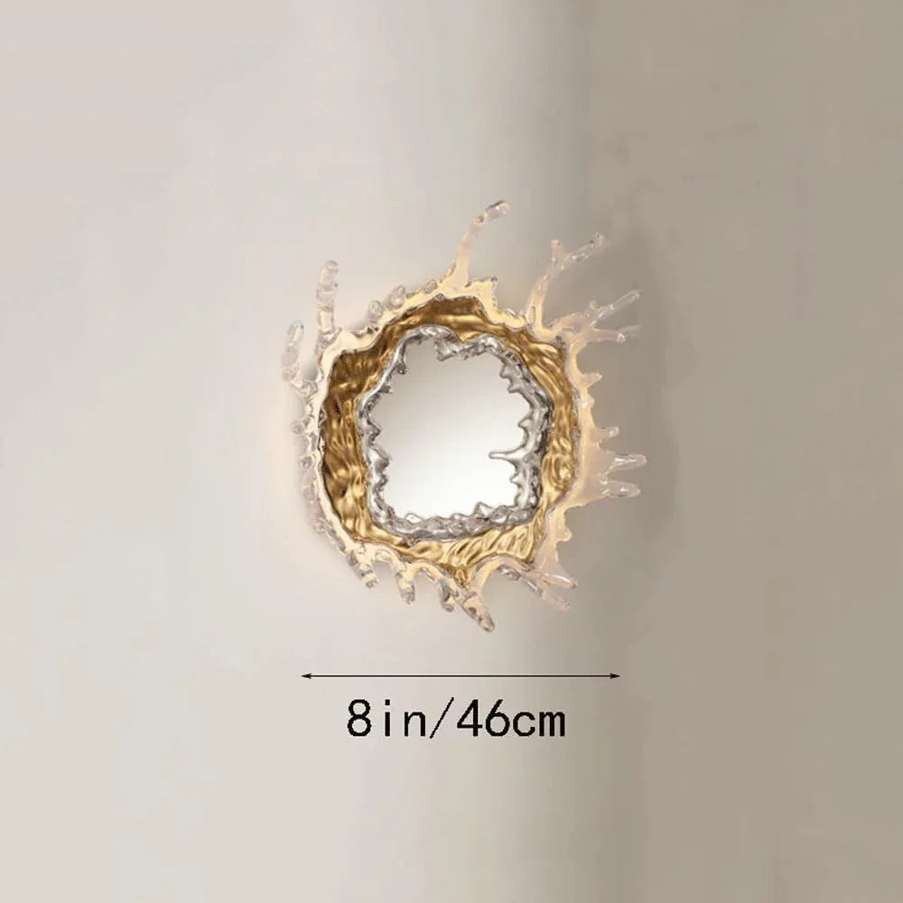 Audara-Hotel Villa Ambience Wall Lamp Fashion Art Water Drops Wall Lights Entryway Aisle Corridor Decoration Sconces Scandinavia Simple Glass Mounted Lighting Fixture
