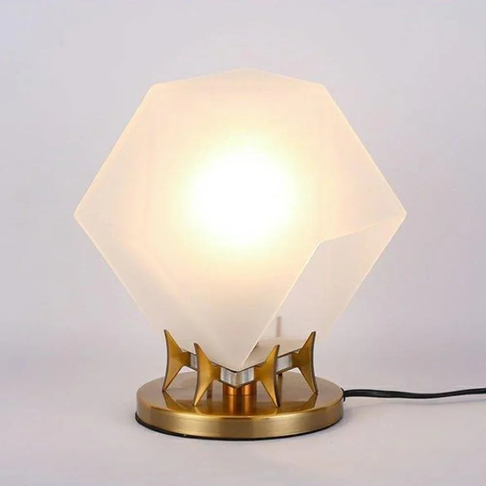 Audara-Scandinavian Simple Bedroom Study Desk Light Creative Geometric Metal Desk Lamp Living Room Sofa Beside Bed Table Lamp Farmhouse Club Coffee Shop Dining Room Lighting Fixture