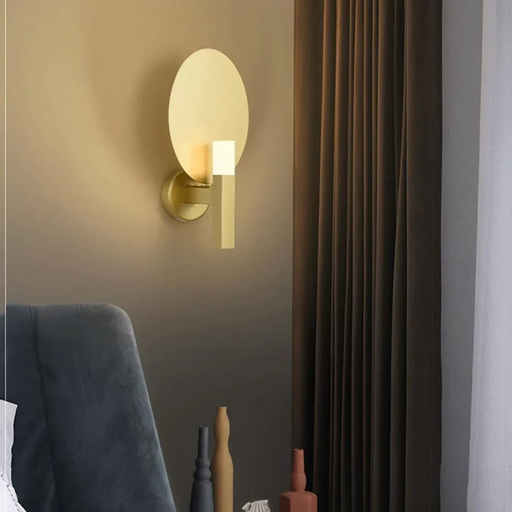 Audara-Bedroom Bedside LED Wall Lamp Simple Modern Fashion Spherical Wall Lights Personalized Living Room Corridor Art Sconces Designer Aisle Stairs Decoration Mounted Lighting Fixture