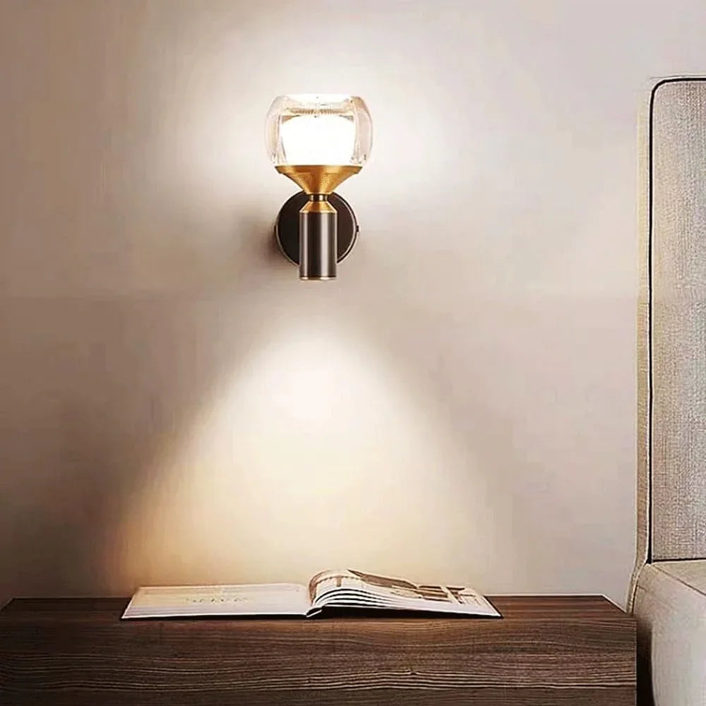 Audara-Modern Light Luxury Wall Lamp G Personality Bedroom Bedside Wall Lights Simple Entryway Corridor Decorative Sconces Scandinavian Fashion Metal Art Mounted Lighting Fixture