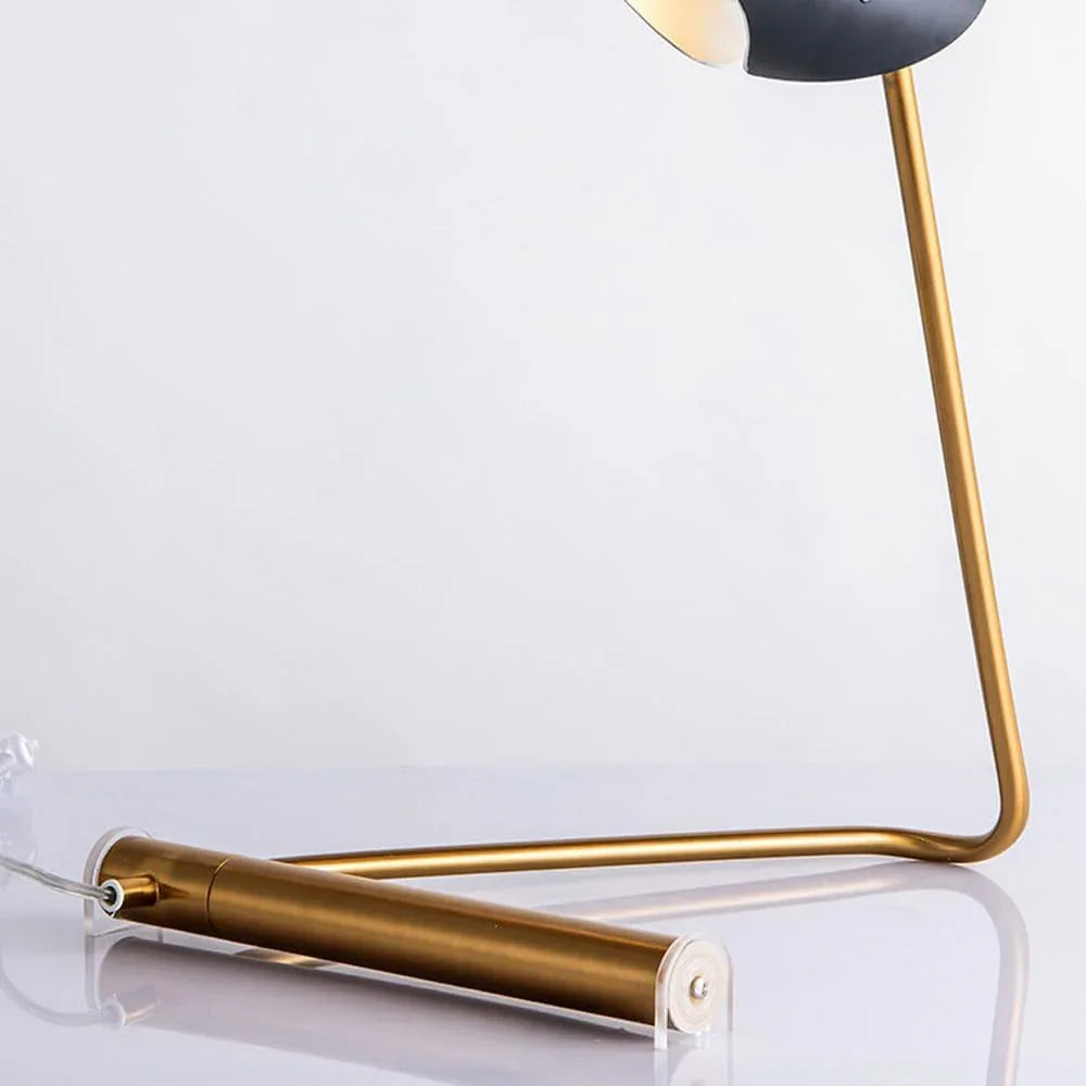 Audara-Scandinavian Simple Designer Model Home Desk Light Creative Luxury Metal Bedroom Bedside Desk Lamp Living Room Office Sofa Table Lamp Hotel Restaurant Warehouse Lighting Fixture