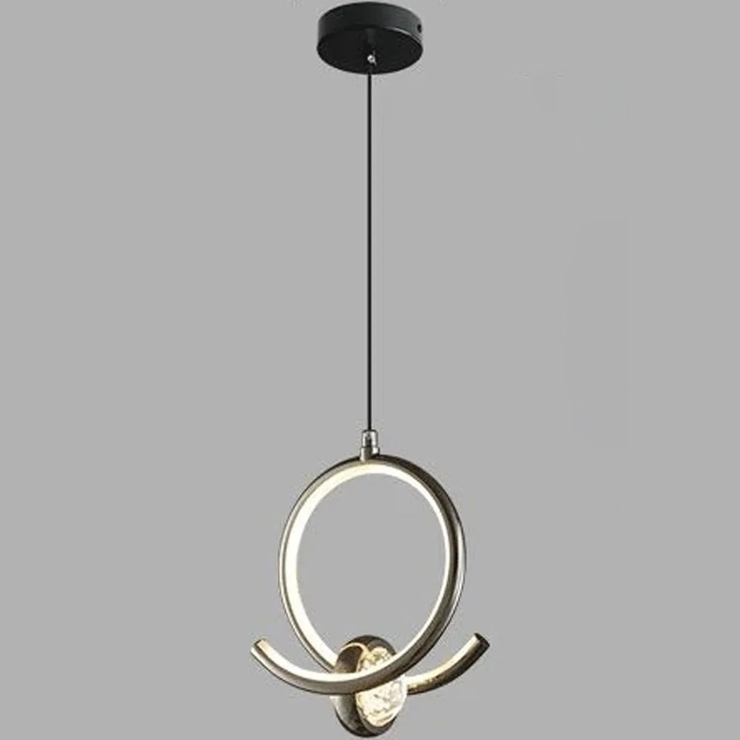 Audara-7-inch Crystal Pendant Light, Decorative Lighting Fixture, Bohemian Style, European Minimalist Style, Suitable for Bedrooms, Hotel Entryways, Kitchen Islands, and Other Scenarios.