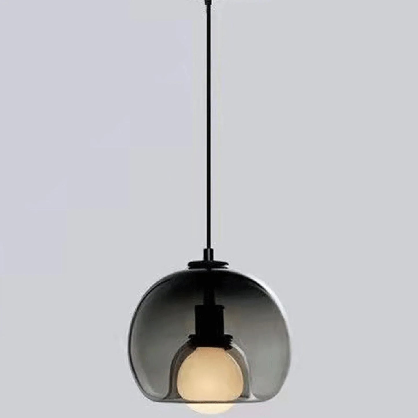 Audara-9-inch Glass Pendant Lights: Simple and Creative Design, Easily Complements Various Decor Styles. Can Be Installed Above The Bedside, in The Living Room, Dining Room, Kitchen Island, Etc. B