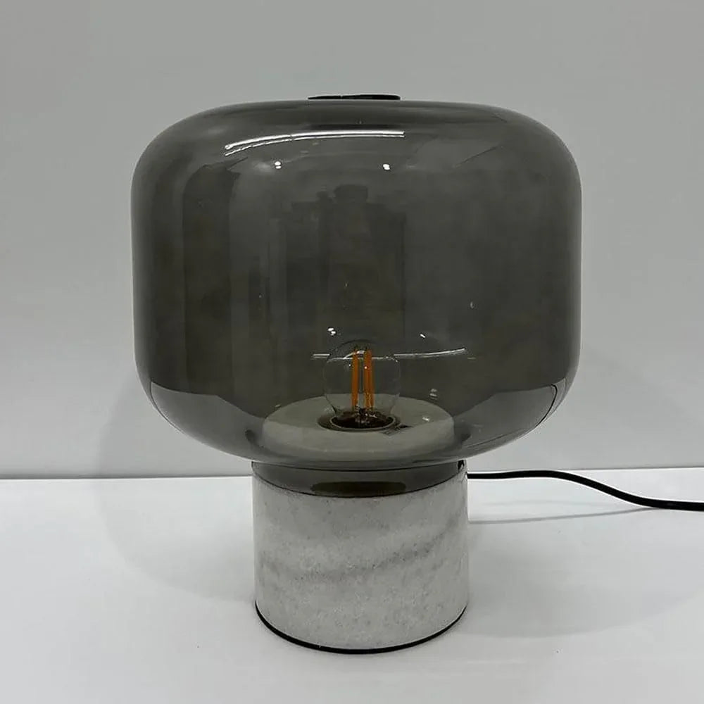 Audara-Creative Personalized Study Room Model Room Desk Light Modern Simple Glass Marble Desk Lamp Restaurant Hotel Front Desk Lounge Area Lighting Fixture Villa Living Room Counter Couch Side Table Lamp