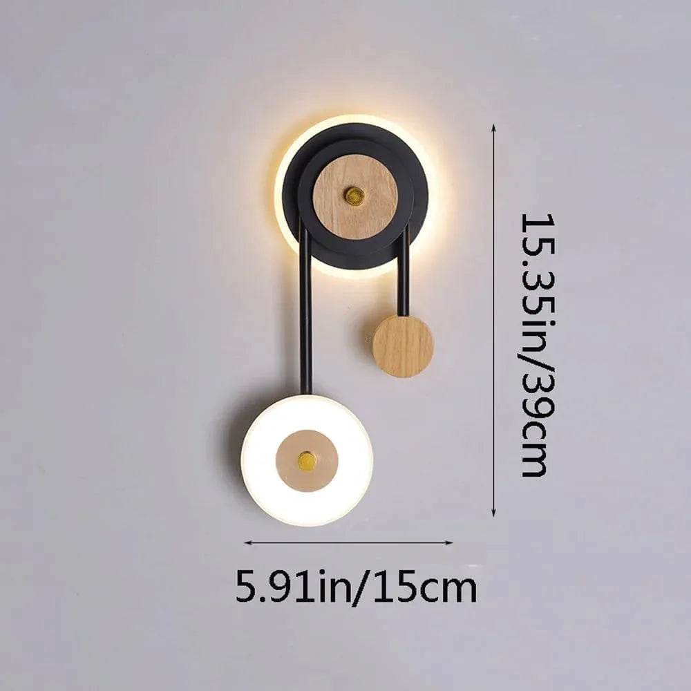 Audara-Postmodern Creative Background Wall Wall Lamp Simple Living Room LED Wall Lights Bedroom Bedside Ambience Sconces Aisle Corridor Entrance Mounted Lighting Fixture