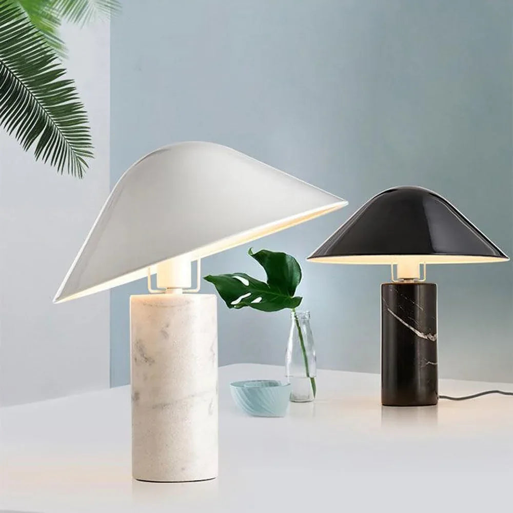 Audara-Postmodern Simple Marble Desk Light Light Luxury Living Room Counter Bedroom Desk Lamp Dining Room B&B Farmhouse Coffee Shop Lighting Fixture Model House Showroom Bedside Table Lamp